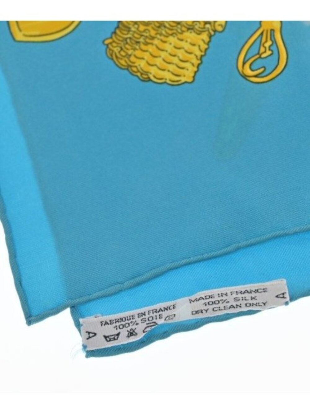 Hermes Bandana Scarf Blue - Picture 5 of 7